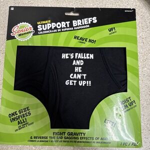 Men's. He's Fallen and He Can't Get Up! Briefs Underwear Support Senior Moment
